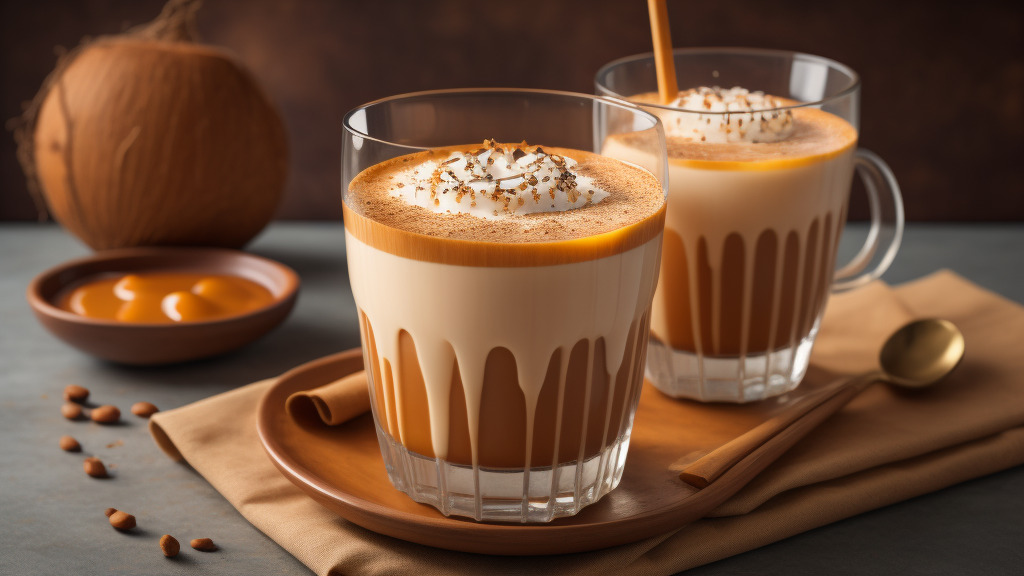 Vegan Coconut Caramel Macchiato