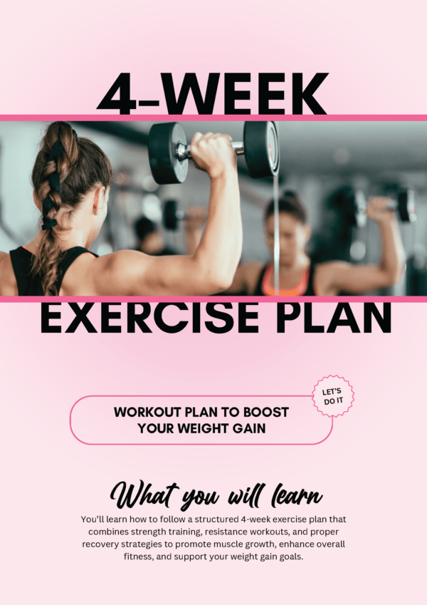 [Package] 4 Week Plan Weight Gain Program - Image 4