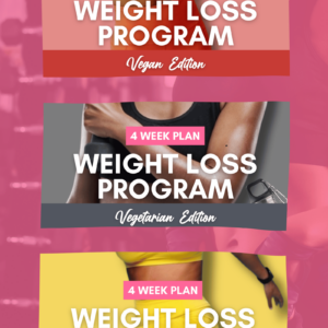 [Package] 4 Week Plan Weight Loss Program