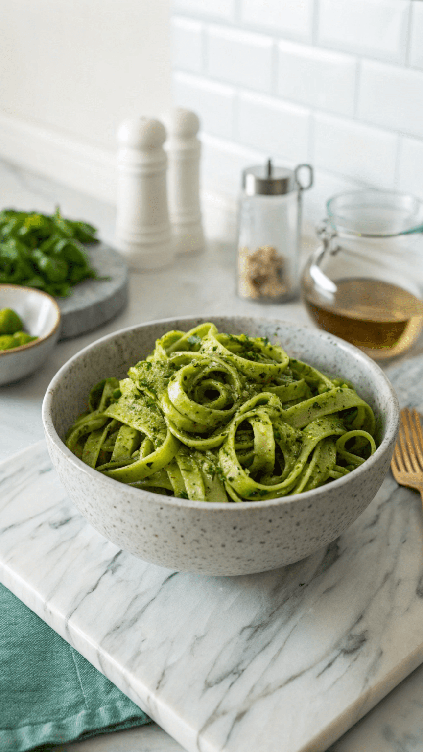 Green Goddess Vegan Pasta