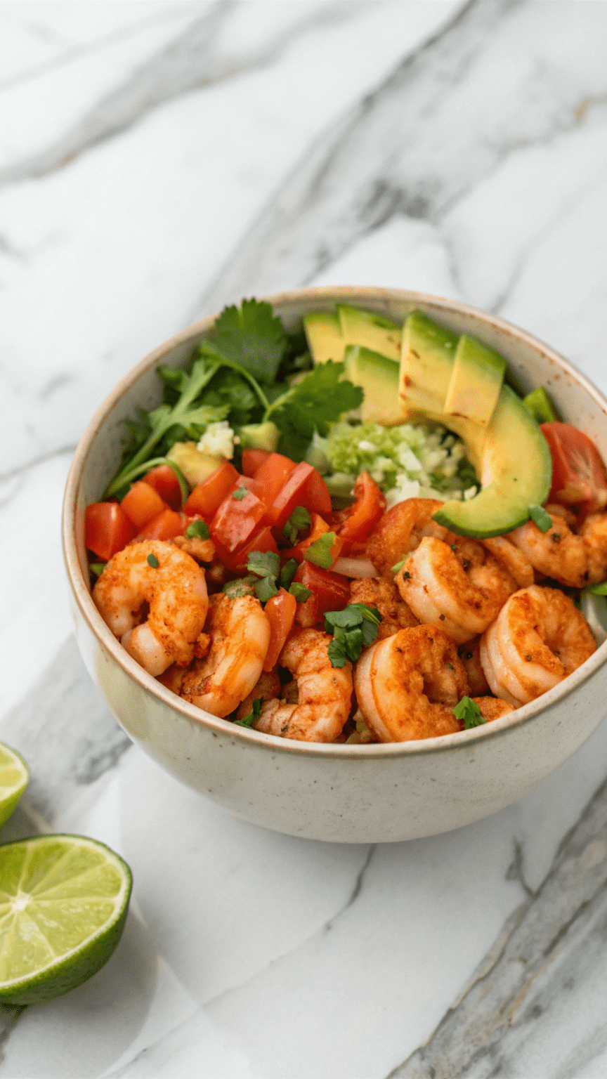 Chili-Lime Shrimp Bowl