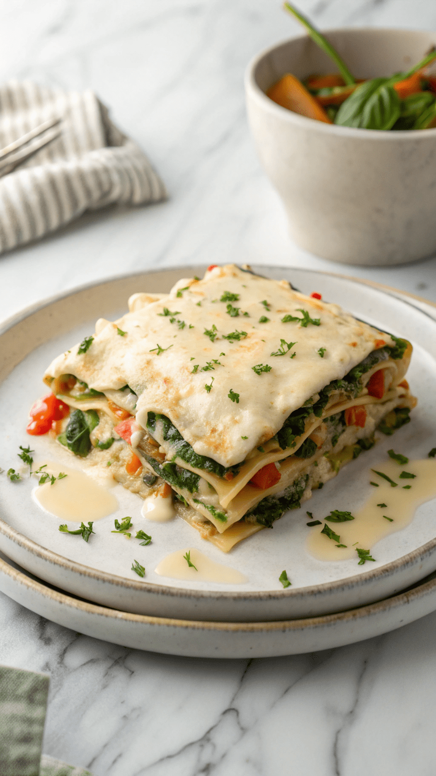 Creamy Veggie Lasagna