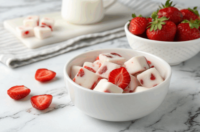 Strawberry Yogurt Bites