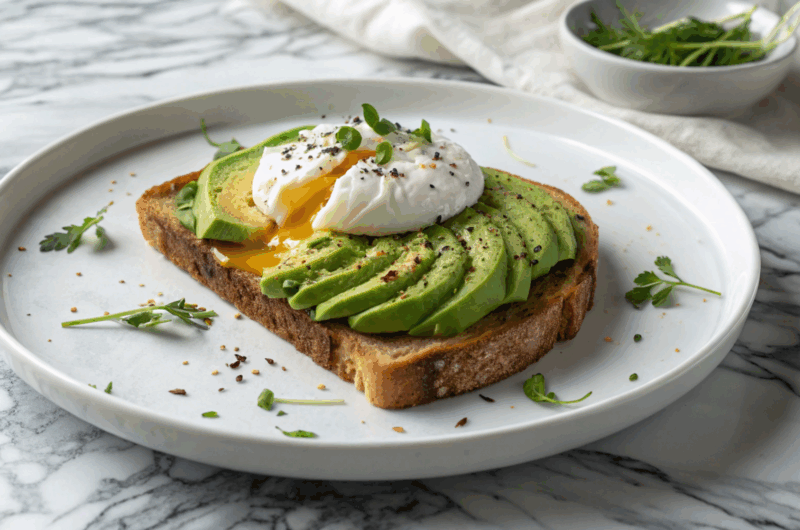 Avocado Toast with Poached Egg
