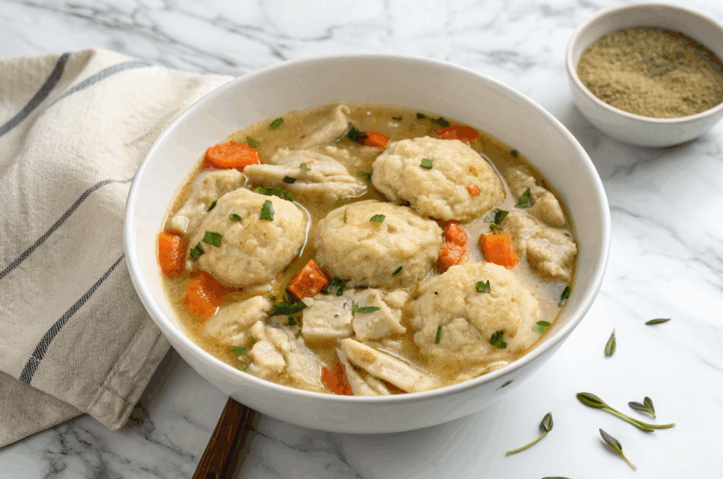 Homestyle Chicken and Dumplings