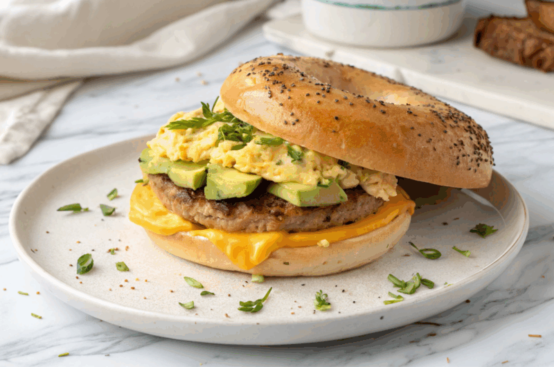  The Ultimate High-Protein Breakfast Bagel
