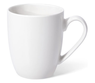 Large 16 oz white ceramic mug