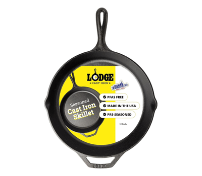 Lodge 12-inch pre-seasoned cast iron skillet