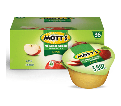 Mott's No Sugar Added Applesauce cups